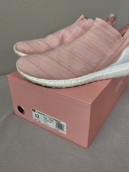 Size 12 - Adidas x KITH Nemeziz 17.1 UltraBoost Pink Mens Sneakers w/ Box RARE main image 5